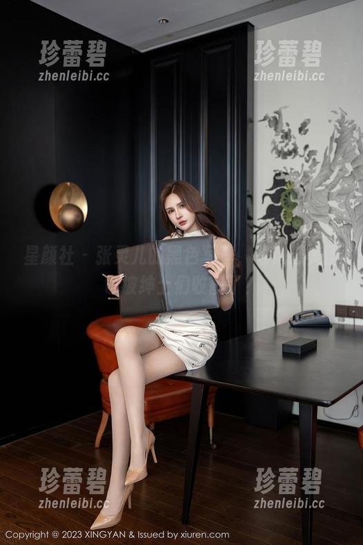 星颜社 - 张灵儿的黑色写真，难道连美图也被绅士们收割了？